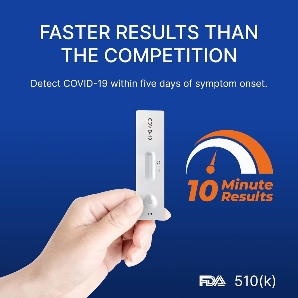 CorDx TyFast COVID-19 Rapid Antigen Test Kit, 10-Min Results, 4 Tests