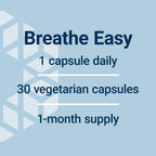 Life Extension Healthy Lungs, Respiratory Supplement, Lung Protection, Boswellia Serrata, Saffron Extract, Once-Daily, Gluten Free, Non-GMO, Vegetarian, 30 Capsules