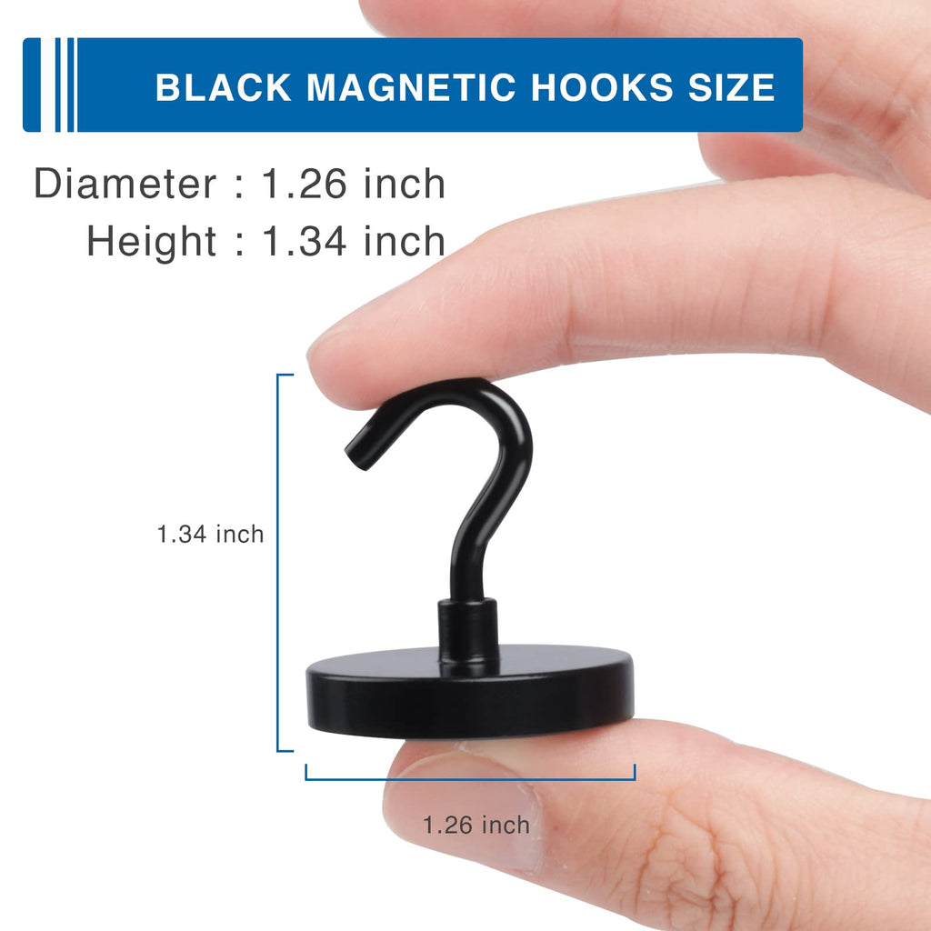 LOVIMAG Magnetic Hooks for Cruise Cabins 130LBS Heavy Duty Magnet Hook 4 P