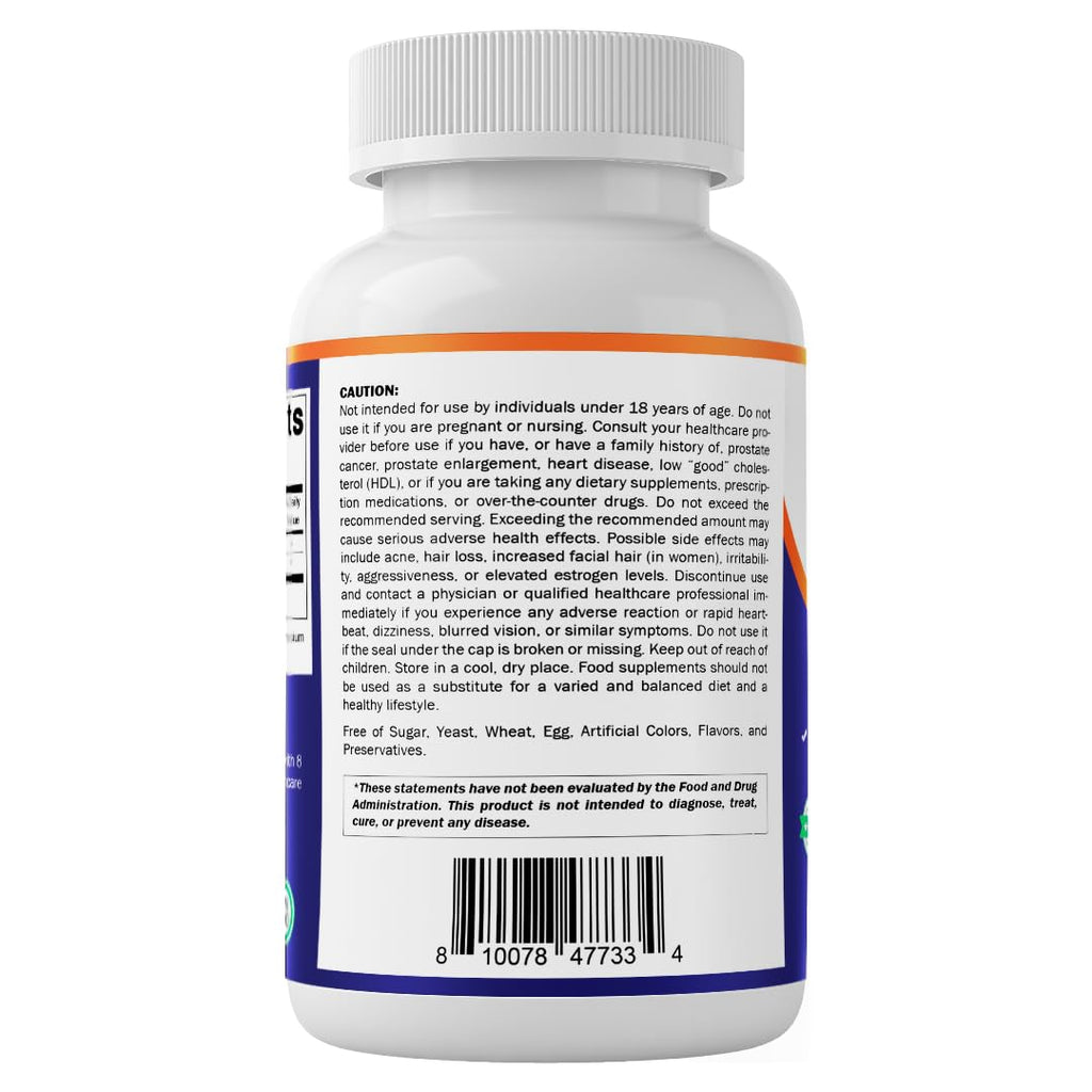 Vitamatic DHEA 100 mg + Pregnenolone 30 mg | 240 Capsules | Non-GMO | Made in USA