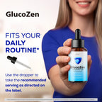 (3 Pack) Glucozen Drops - Official Gluco Zen Oral Liquid Drops Advanced Premium Formula Maximum Strength, All Natural Ingredients Vitamins for Overall Health & Wellness, 3 Bottles for 3 Months