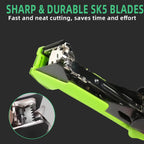 Suca Plant Tying Machine, Lightweight Plant Tying Tape Tool to Tie Up Vine Quickly, Tie Tapener Gun with Tapes and Staples Green