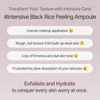 mixsoon Peeling Ampoule - Black rice exfoliant, Gentle Exfoliating Serum for Smooth, Radiant Skin, Dead Skin Cells Remover 100ml / 3.38 fl.oz. Korean Glass Skin Care