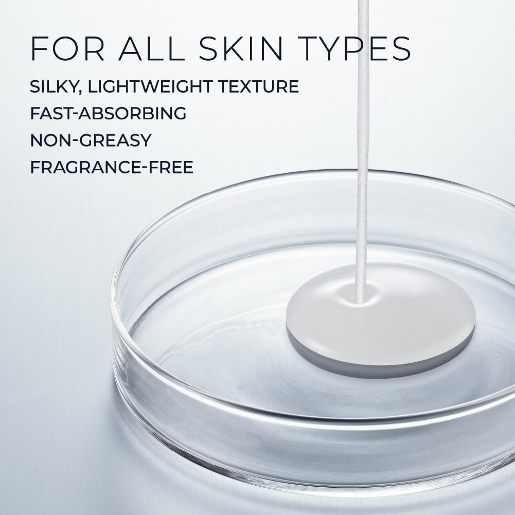 RoC Hydration+ Hyaluronic Acid Serum for Face, Hydrating, Plumping, Fragrance Free, Lightweight Formula with Collagen Proteins (1 Ounce) with Retinol Eye Cream Packette