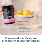 Ancient Nutrition Prenatal Vitamins, Multivitamin for Women with Methylated Vitamin C, B12, Magnesium and Folate, Supports Pregnancy and Fertility Health, 90 Ct