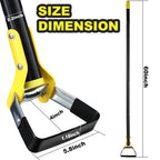 Bird Twig Garden Hoe for Weeding - Sharp Push Pull Blade,Stainless Steel Stirrup Weeder Hoe, 30-54 Inch Adjustable, Stand Up Loop Weed Hoe Tool for Women Seniors