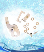FibroPool Rebuild Kit for Polaris 280 White - Includes Wheels, Turbine, Bearings, Tail, Head Float, Bag, Swing Axle and Scrubber to Tune Up Automatic Cleaners - Not Compatible 360 or 380