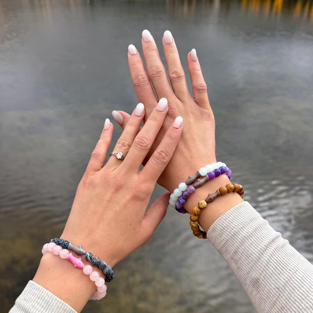 Fahlo Shark Tracking Bracelet, Wildlife Conservation, Dune, One Size