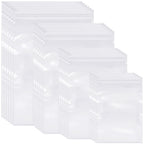 Kosiz 600 Pcs Clear Cellophane Bag Plastic Poly Shirt Bag Bulk Resealable Clothes Packing Self Adhesive Packages for Business Shipping(9''x12'', 10''x13'', 11''x14", 12''x15")