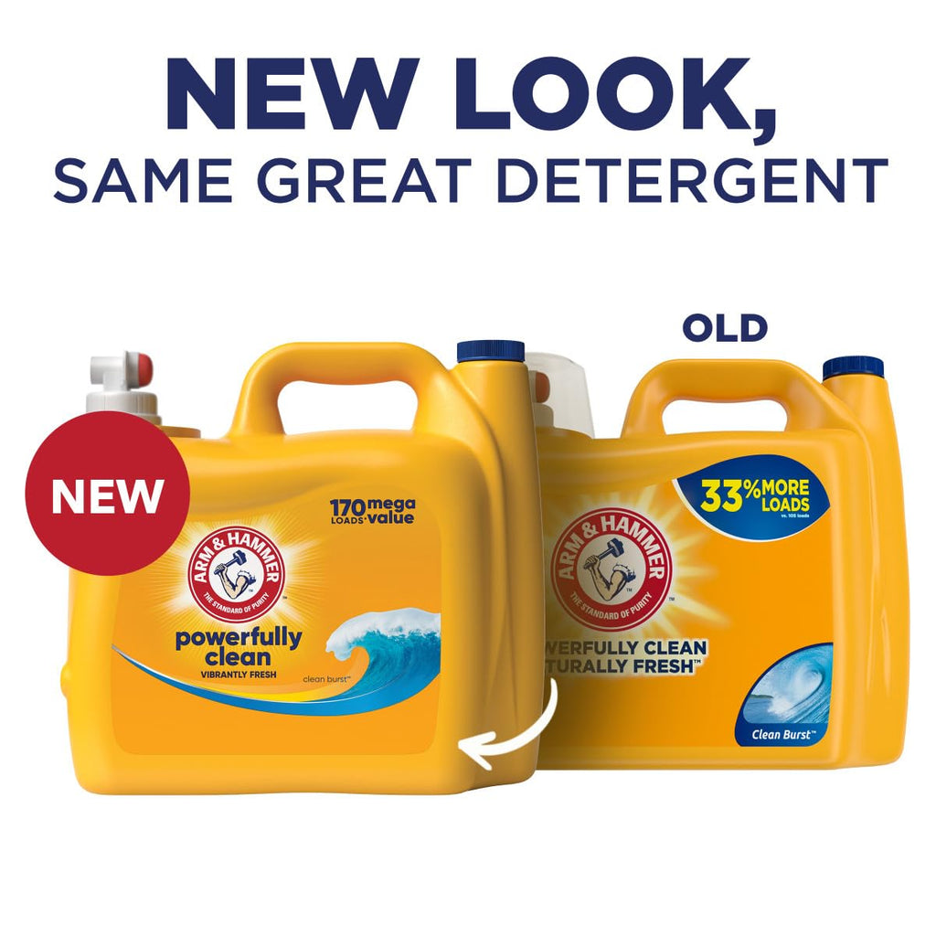 Arm & Hammer Liquid Laundry 140oz Clean Burst dual HE