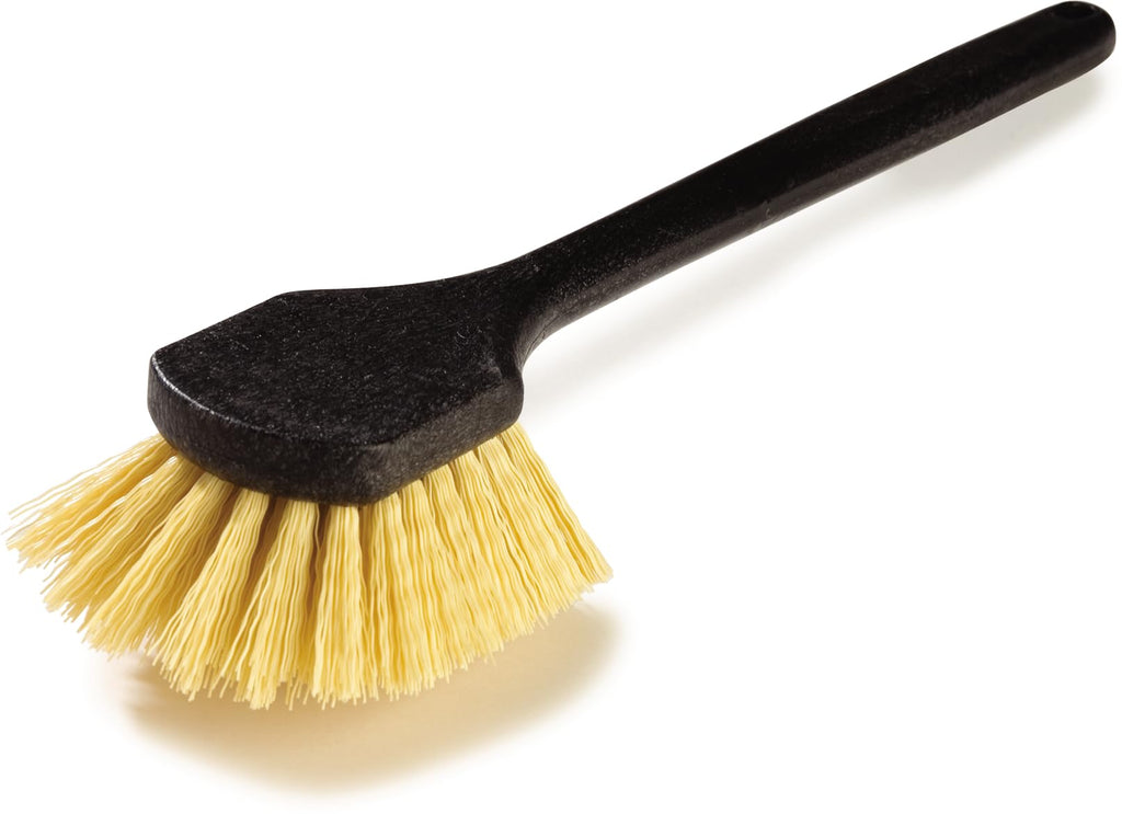 SPARTA Utility Scrub Brush, Polypropylene Bristles, 20 Inch, Black