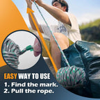 SMART&CASUAL 100 ft 1/4" Polyester Rope (Comparable to Nylon Rope) Poly Strong Utility Cord for Clothes Line Flag Pole Camping Crafting (Gray)