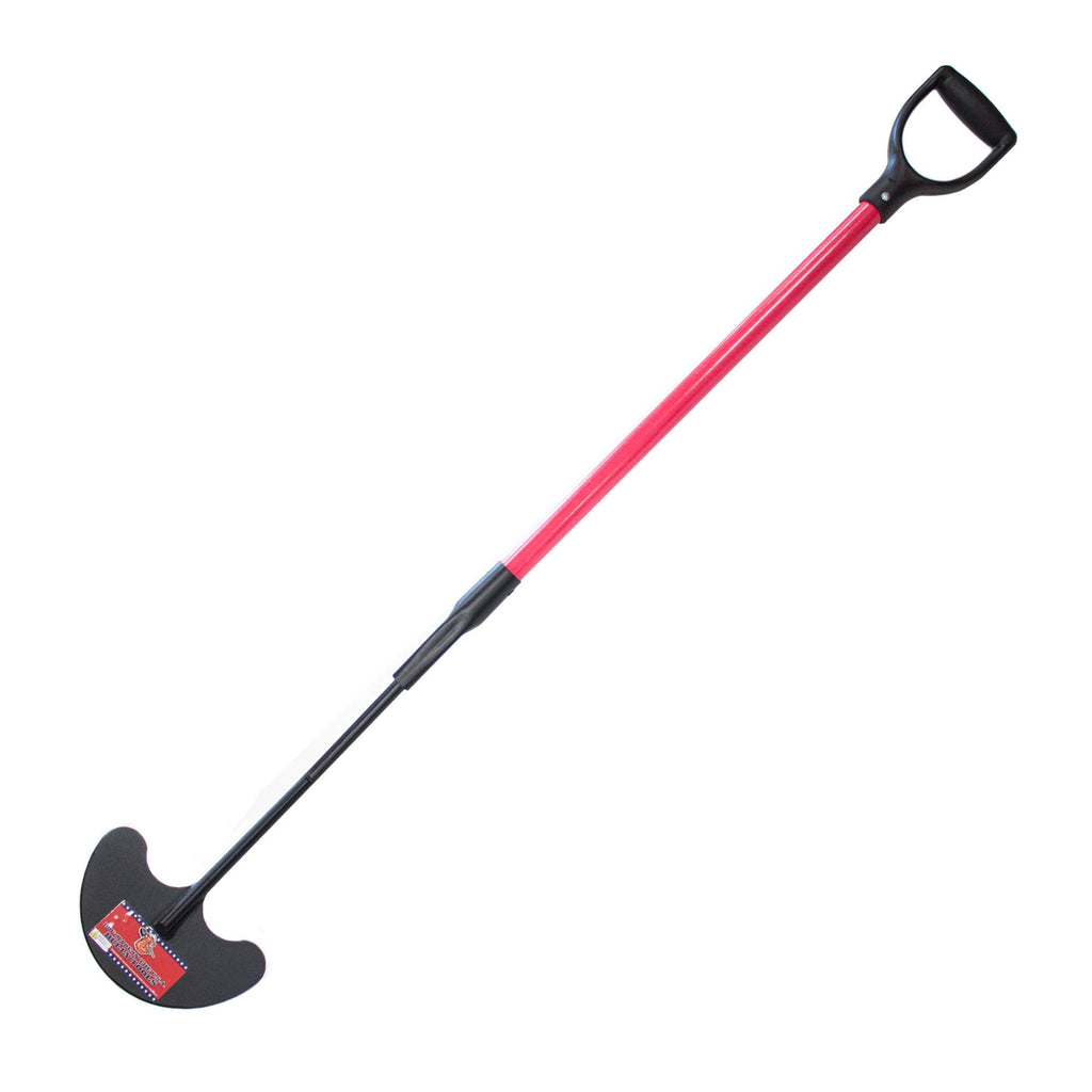 Bully Tools Heavy Duty Sod Lifter - 12-Gauge Sod Lifter with Fiberglass D-Grip Handle, Steel Shaft, Flat Head, Spade Shovel for Gardening, Digging, Edging and Lawn Maintenance - 100% Made in The USA