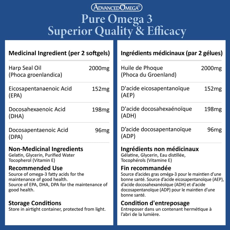 Advanced Omega Omega-3 Family 1000mg 300 Softgels
