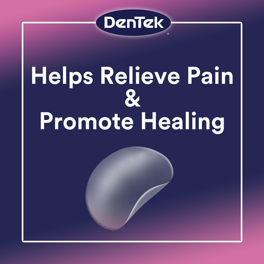 DenTek Canker Relief Patches for Canker Sore Pain Relief, Helps Relieve Soreness from Braces & Oral Wounds, 6 Count