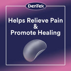 DenTek Canker Relief Patches for Canker Sore Pain Relief, Helps Relieve Soreness from Braces & Oral Wounds, 6 Count