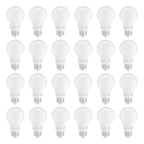 Amazon Basics A19 LED Light Bulbs, 60W Equivalent, Daylight White 5000K, Non-Dimmable, Energy Efficient 9W, E26 Base, 10,000 Hour Lifetime, 24-Pack