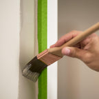 FrogTape Multi-Surface Painter's Tape with PAINTBLOCK, 1 in Wide (0.94 in x 45 yd), Quick Stick Medium Adhesion, Premium Green Painters Tape Removes Clean, 1 Roll (1396748)