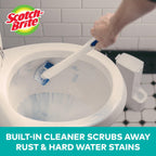 Scotch-Brite Disposable Toilet Scrubber Refills – 10 Count Refill Pads (Bleach-Free Cleaning with Pumice, Fits Scotch-Brite Toilet Scrubber System)