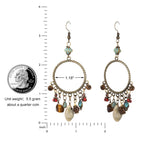 Boho Earrings for Women Dangling Vintage Bohemian Beach Style Earrings