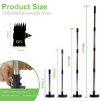 HAWCAFU Weed Puller Tool with Long Handle 3 in 1 Manual Garden Hoe Heavy Duty Weeder Remover Tool for Yard, Lawn, Patio and Garden
