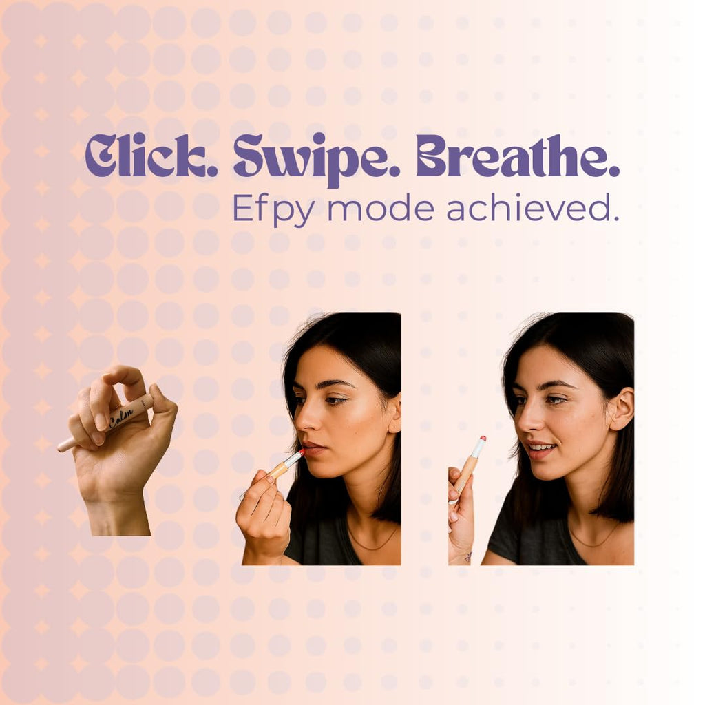 Efpy Micro-Dose Lip Balm | With Vitamins and Wellness Actives | Functional Beauty for Mind, Mood & Energy (Choose Your Formula: Calm, Curb, Perk) (Calm - Lavender & Chamomile)