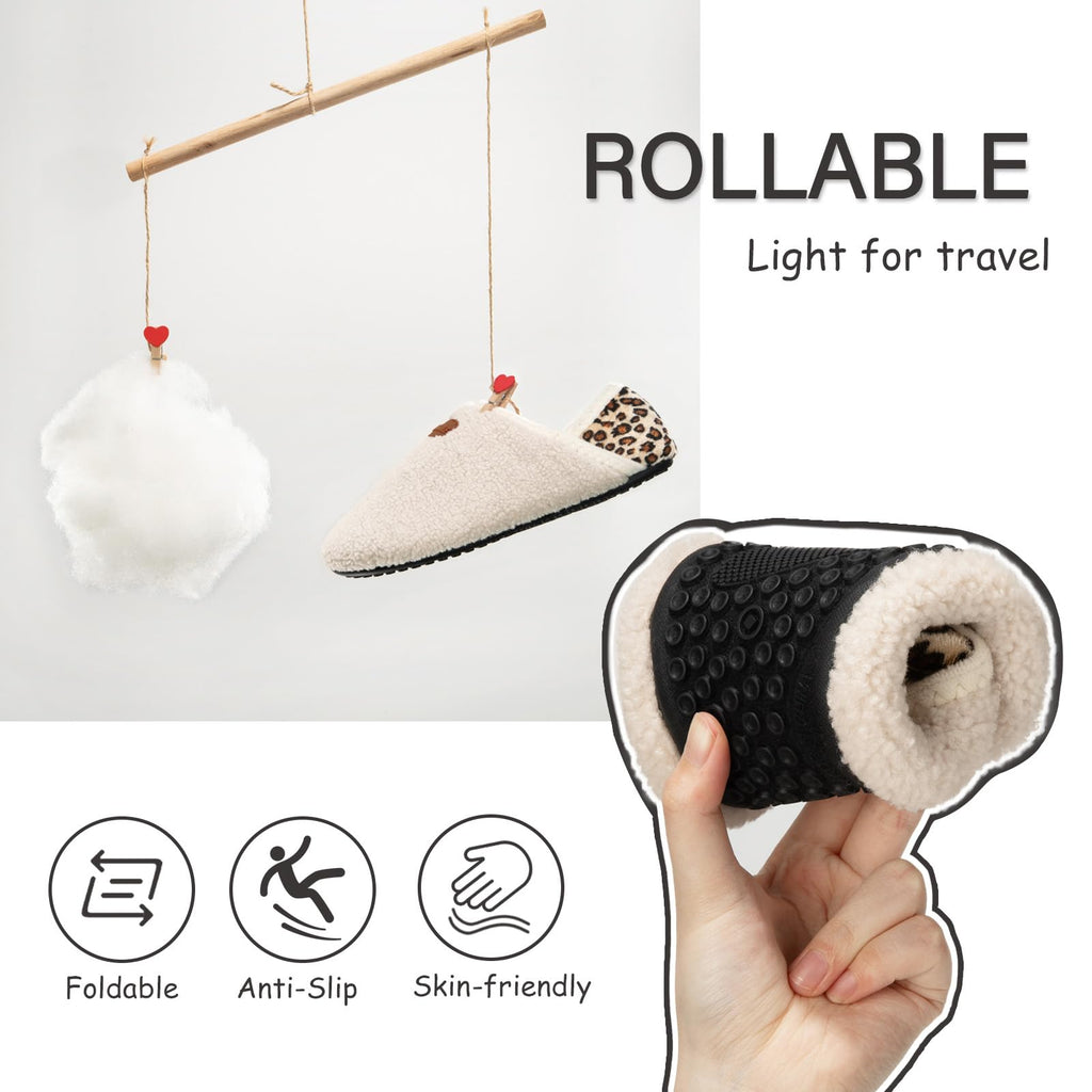 ATHMILE House Slippers for Women Men Indoor Barefoot House Shoes Soft Socks