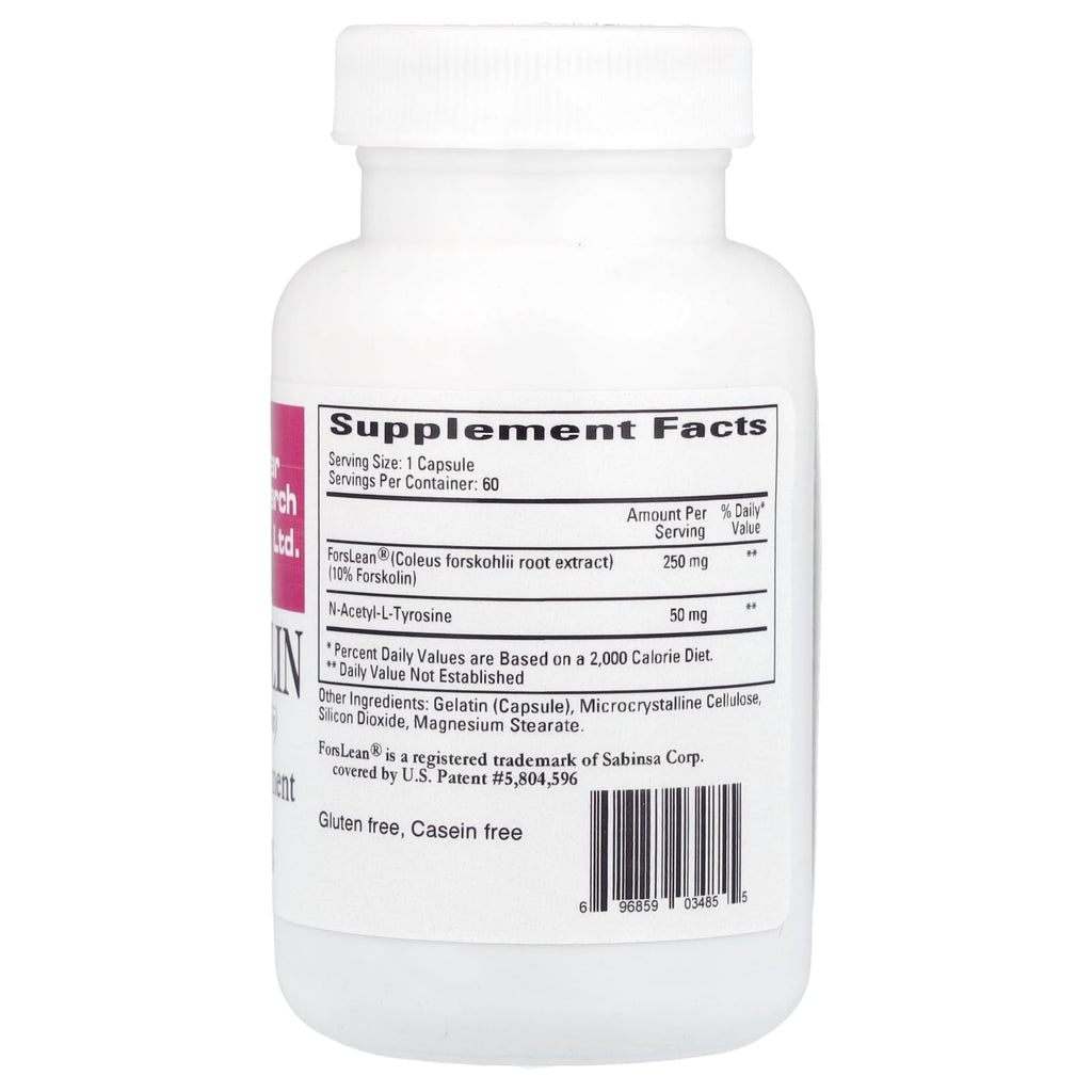 Cardiovascular Research Forskolin, White, 60 Count