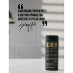 STMNT Grooming Goods Wax Powder, 0.53 oz | Semi-Matte Finish | Added Grip and Volume | Medium Control | Easy To Wash Out | Fuller Feeling Hair