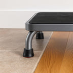 Aeranto Heavy-Duty One Step Stool with Carry Handle – 4.1" Low Foot Stool, Non-Slip Rubber Platform, 500lb Capacity – Portable Safety Step Stools for Adults, Seniors, Bathroom, Bed, SUV, 17"x13"