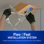 Panasonic WhisperFit Ceiling Mount Bathroom Exhaust Fan with Humidity Sensor, 50-80-110 CFM, FV-0511VFC1