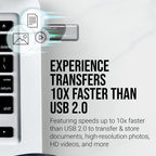 PNY 128GB Turbo Attaché 3 USB 3.0 Flash Drive 2-Pack