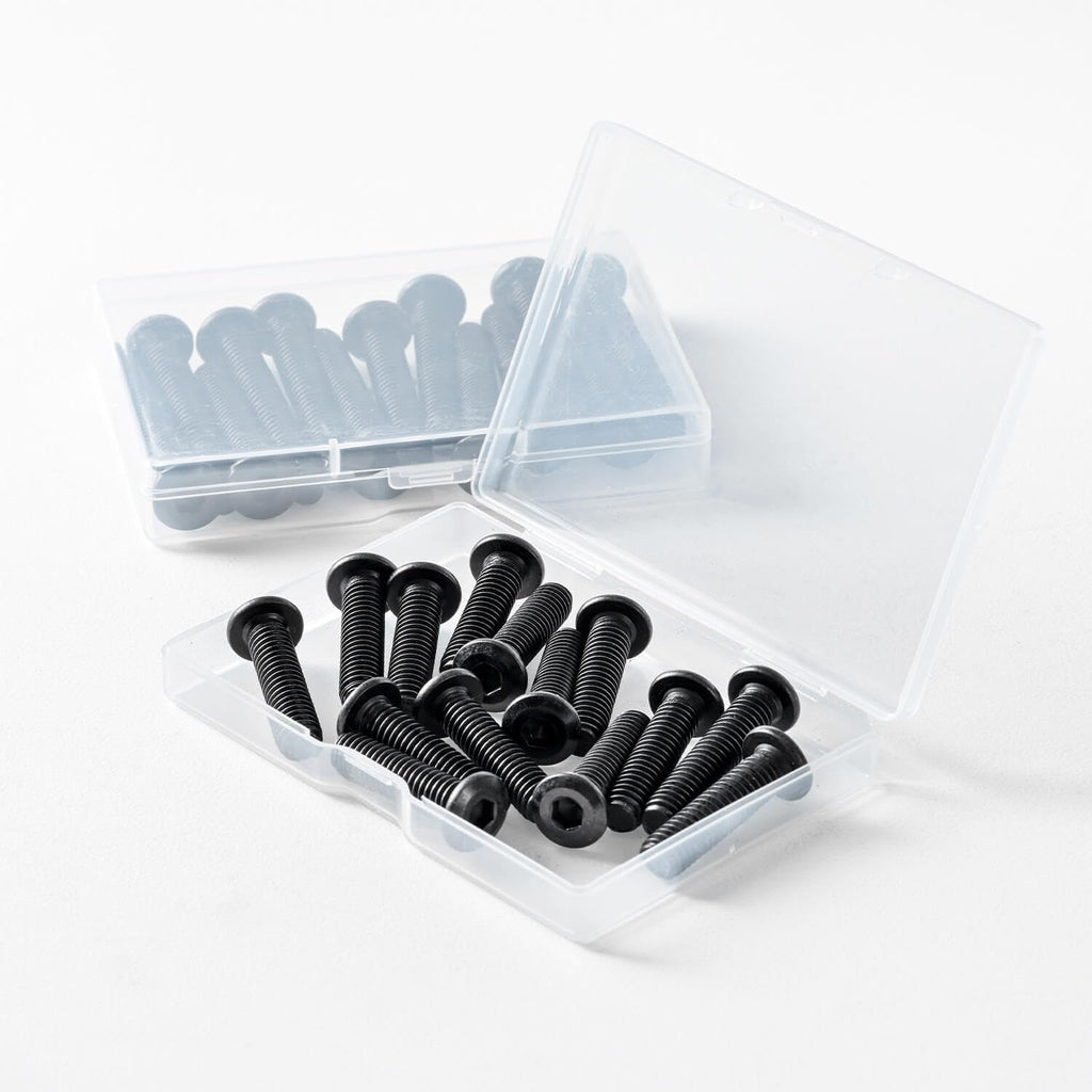 3/16-24 x 5/8" (50 Pack) Flat Head Hex Socket Cap Screws Bolts, Black Oxide 304 Stainless Steel 18-8, Hex Drive, Bright Finish, Fully Machine Thread