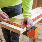 Klein Tools 935FSQ Framing Square, 24-Inch x 16-Inch, L Shape Carpenter Square Tool for Woodworking with Laser Etched Rafter Tables and Octagon Scales