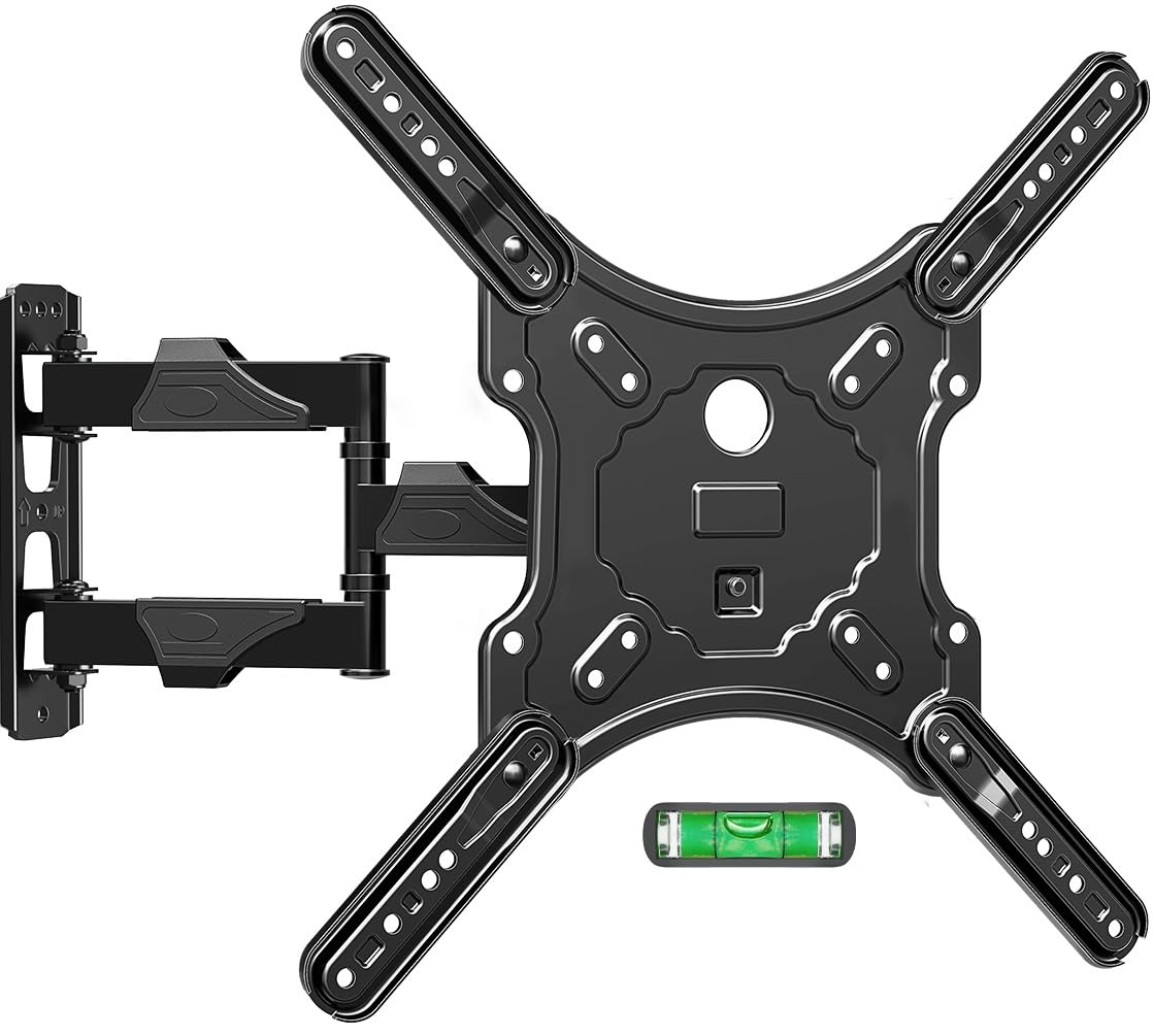 ELIVED Full Motion TV Wall Mount for 26-60" TVs, Max VESA 400x400, 77 lbs.