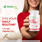 (5 Pack) Gluco Capsules - Official Glykonex Pro Pills Advanced Premium Support for Maximum Strength Glykonix with Natural Ingredients Vitamins for Overall Health & Wellness, 300 Capsules for 5 Months