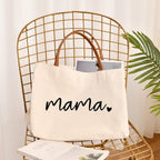 kifasyo Mom Mama Bag Mother Gifts Momlife Tote for Hospital Beach Travel