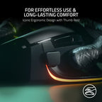 Razer Basilisk V3 Customizable RGB Wired Ergonomic Gaming Mouse, Black