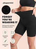 SHAPERMINT High Waisted Shapewear Shorts, Tummy Control Under Dress S-4XL