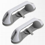 2-Pack Grab Bars for Shower :3 Strong Suction Cups, No-Drill Removable Safety Handrails for Seniors, Elderly and Disabled – Waterproof Bathroom Shower Handle for Toilet, Tub and Shower