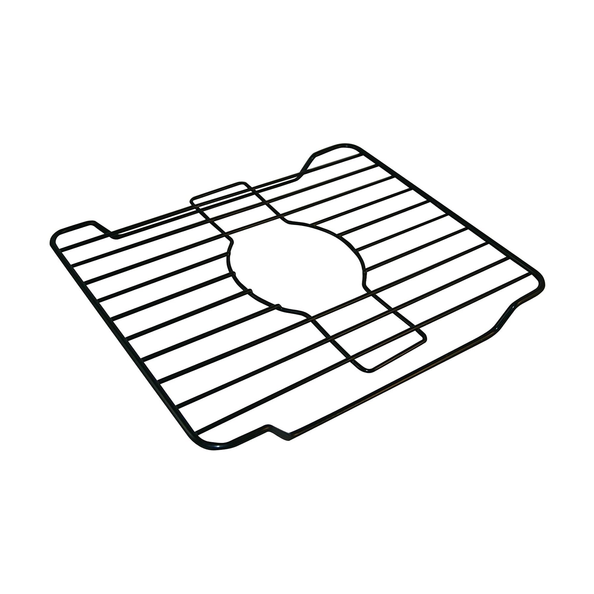 Better Houseware Sink Protectors for Kitchen Sink, Protective Metal Grid, 12x10.25x1 inches, Black Kitchen Sink Mat to Shield Sink Base from Scratches, Rust-Resistant Coating, S