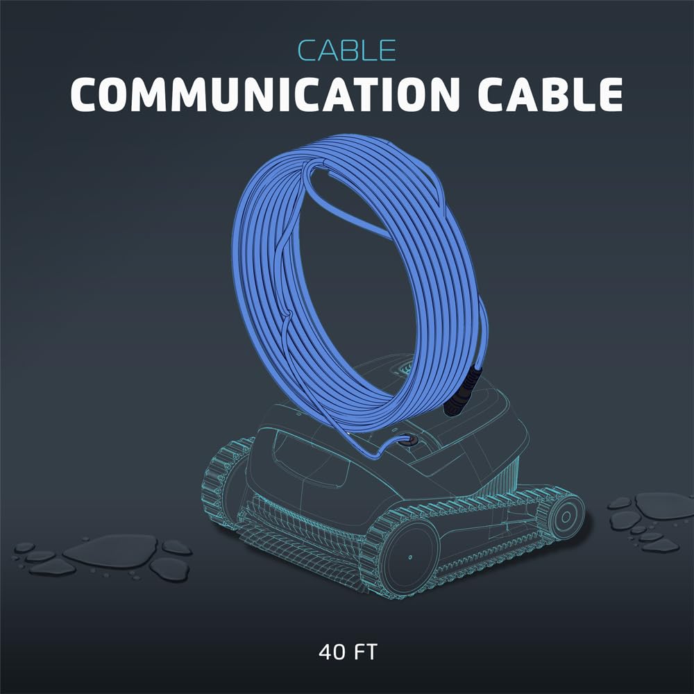 Dolphin Genuine Replacement Part — Durable 40 FT Blue Cable for Agile Robot Movement — 99958902-DYI