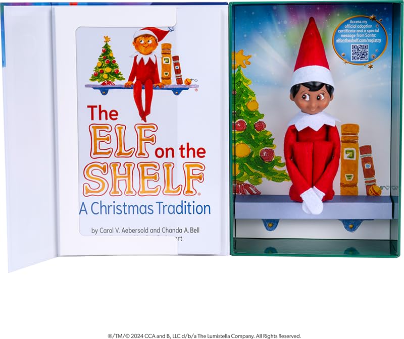 The Elf on the Shelf Box Set - Boy Scout Elf with Brown Eyes