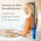 OBMAO Spa Mineral Sticks for Hot Tub Supplies，Hot Tub Stick with 4 Months Lifetime Universal for Pool&Hot Tub (Blue,2PCS)