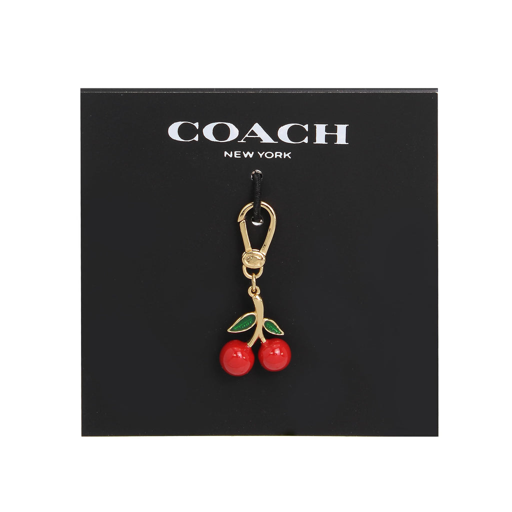 COACH Collectible Cherry Charm Gold One Size