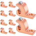 Swess 10 Packs Pool Bonding Lug, Screw Terminal, Copper, 4 AWG, 4-14 Wire Range