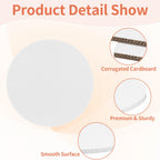 Cake Drums 12 Inch, 2 Pcs Sturdy 1/2 Inch Cake Base Cake Boards