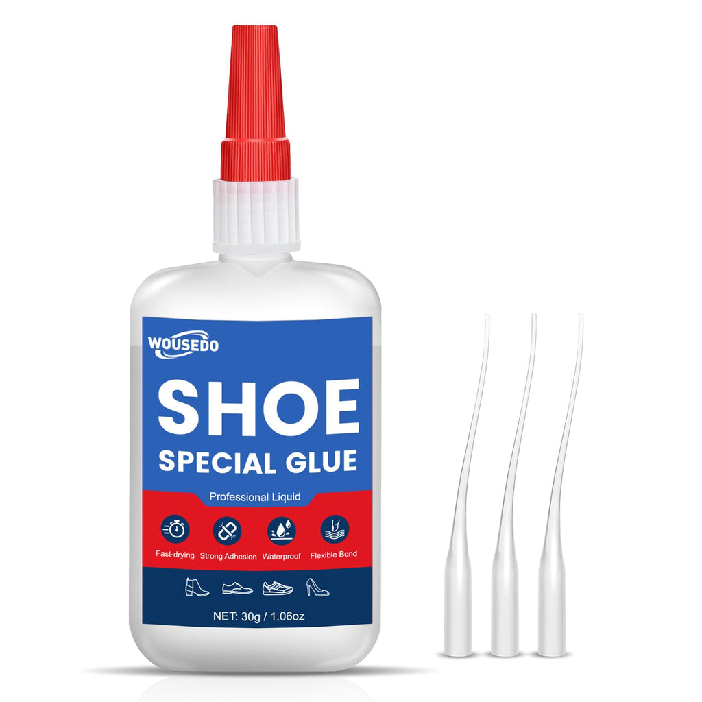Shoe Glue 30g, Flexible & Waterproof Adhesive for Shoe Repair & Restoration