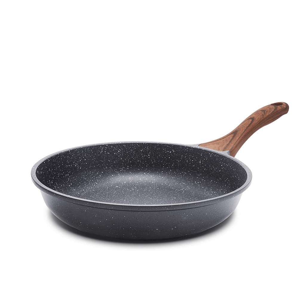SENSARTE Nonstick Frying Pan Skillet, 9.5-inch Swiss Granite Omelette Pan
