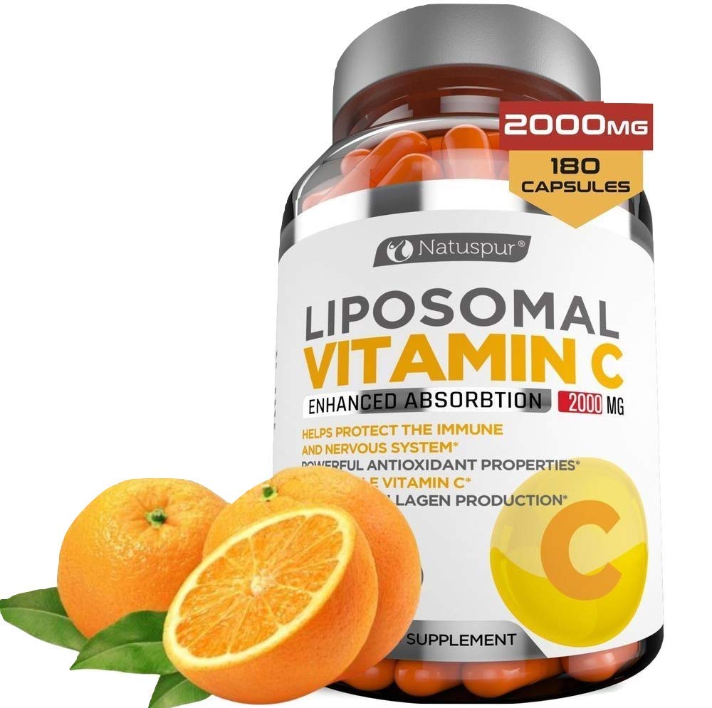 Natuspur Premium Liposomal Vitamin C 2000mg - 180 Capsules